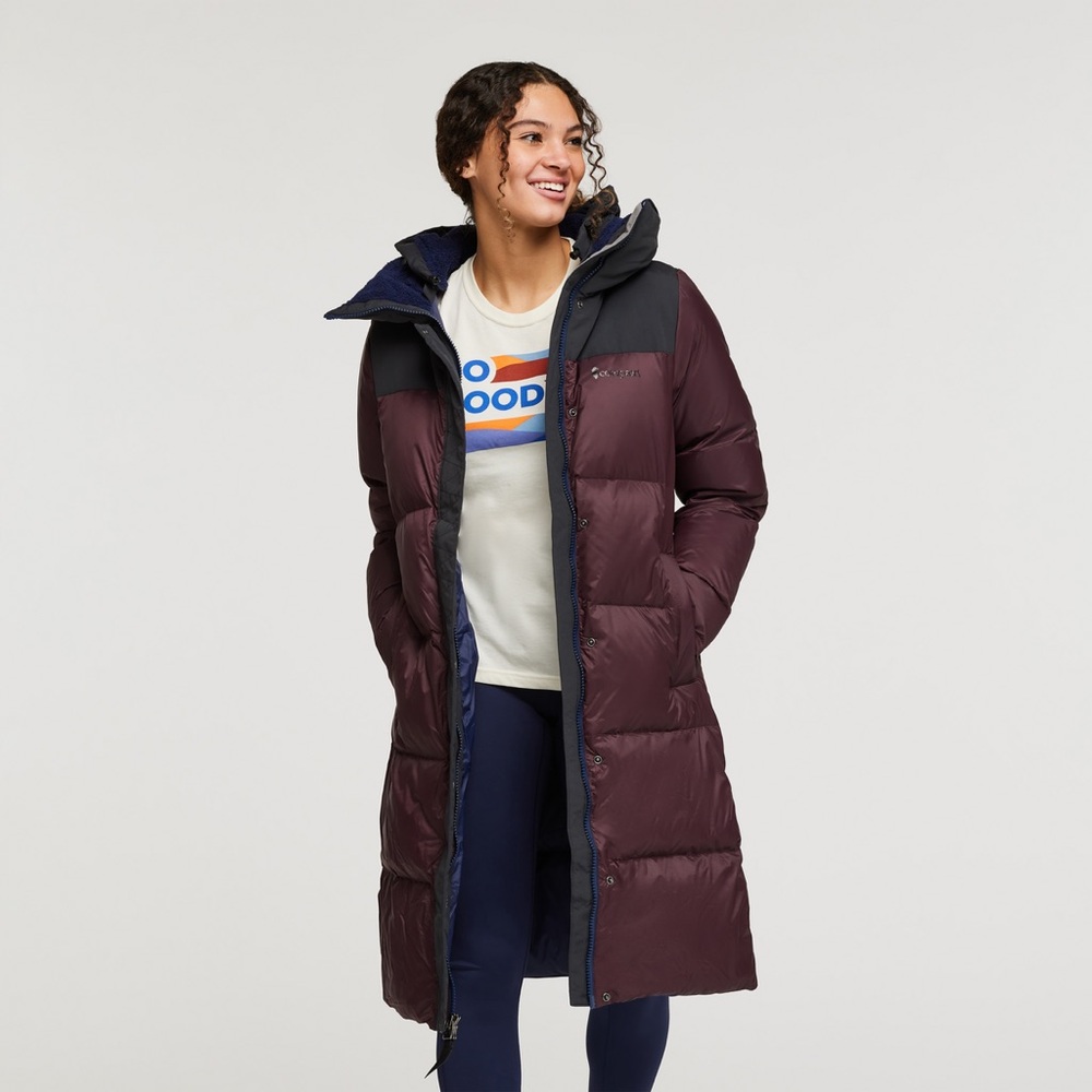 Cotopaxi Solazo Down Parka - Black/Black Iris / XL